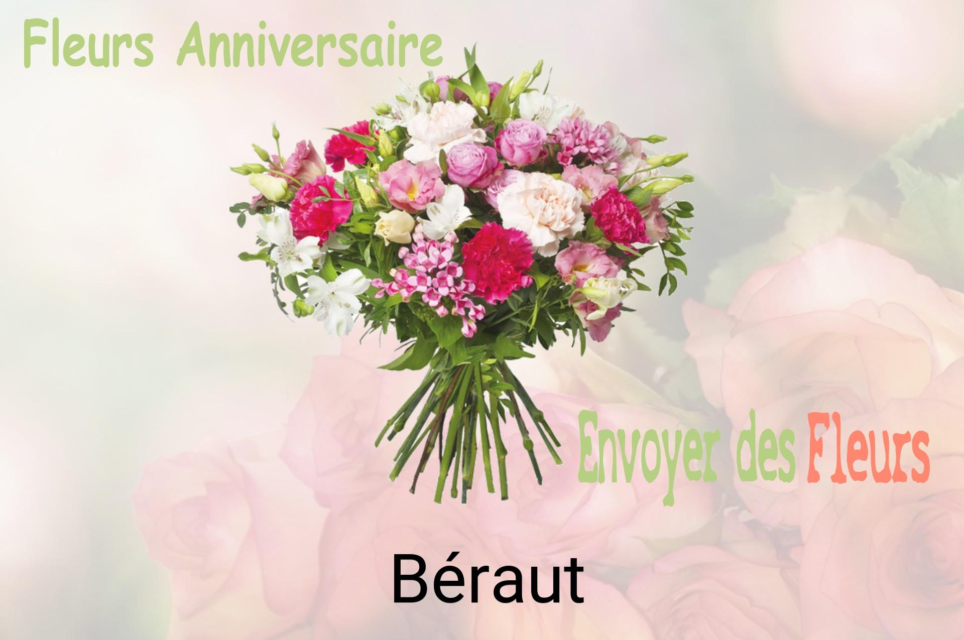 Bouquet de fleurs d’anniversaire livré à Béraut
