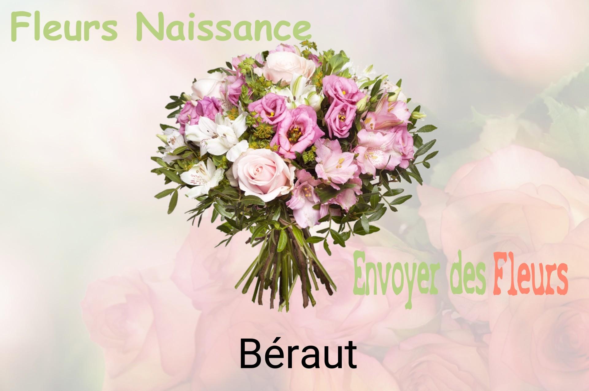 Bouquet de fleurs de naissance livré à Béraut