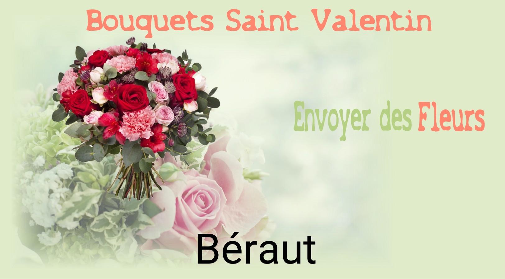 Roses de Saint-Valentin livrées à Béraut